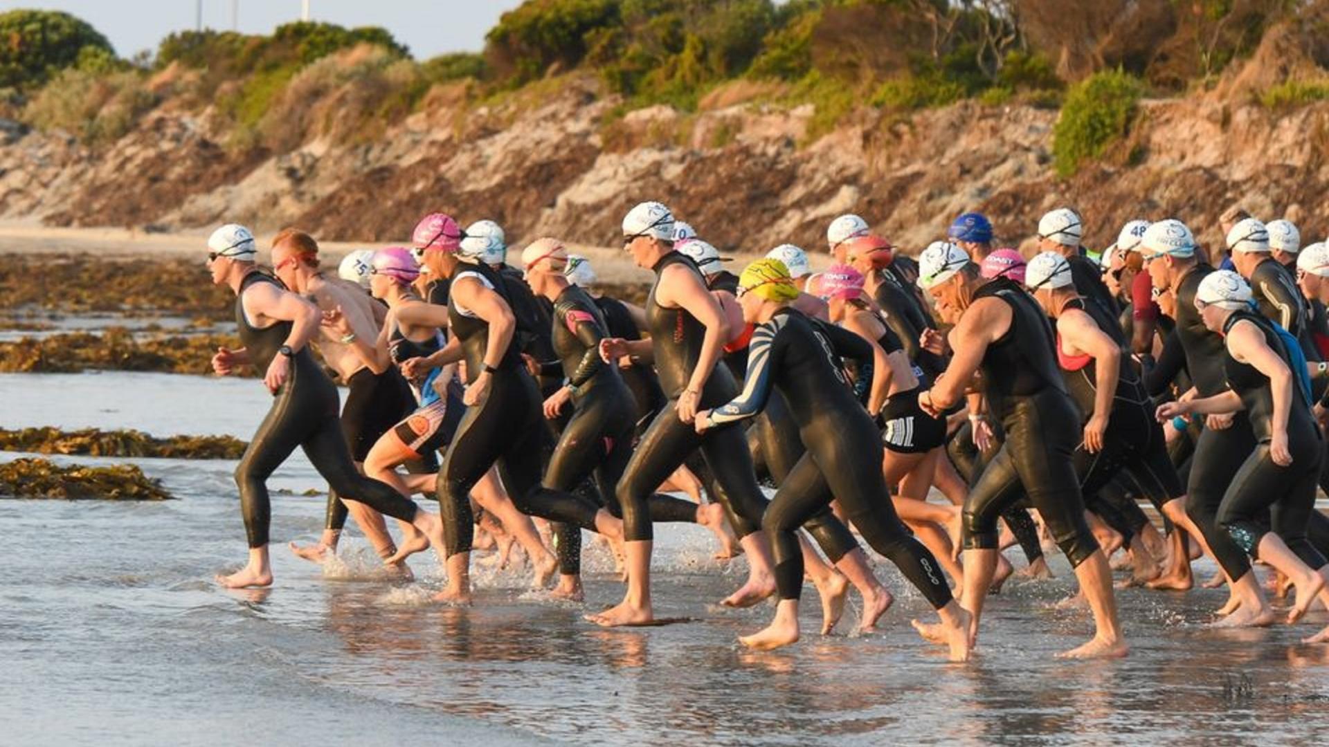 Competitors on the Beach 