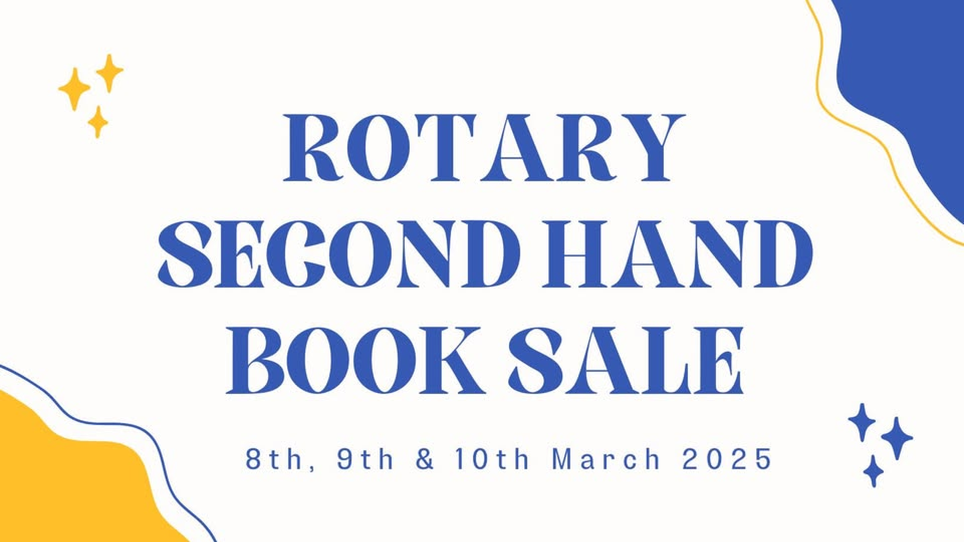 Rotary Second Hand Book Show