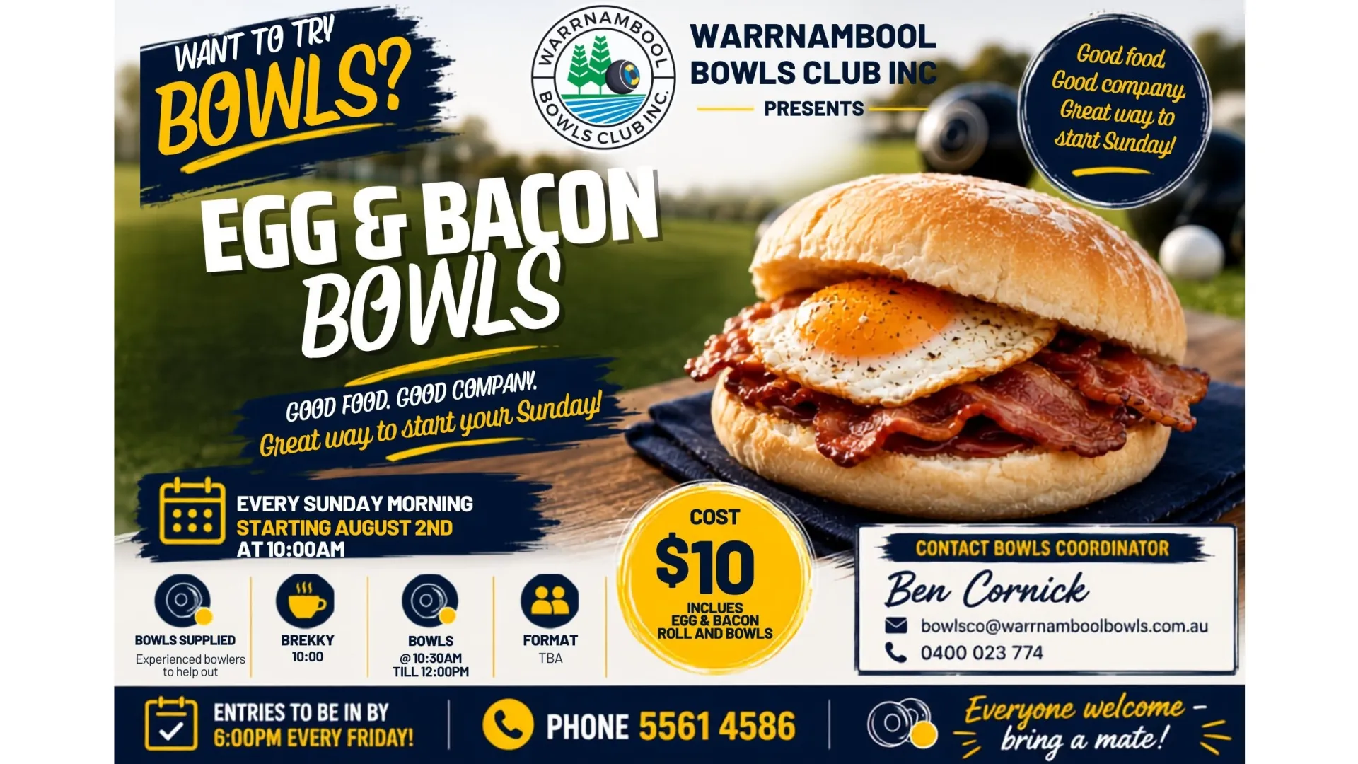 Bacon, Eggs and Bowls