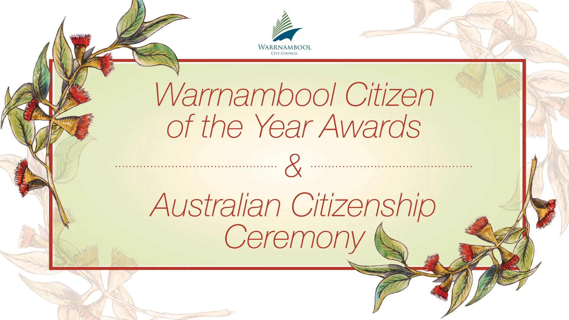 Citizen of the Year and Citizenship Ceremony