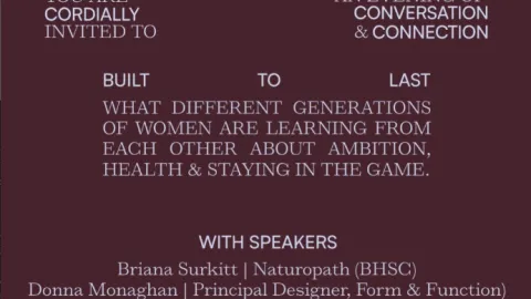 An Evening of conversation & Connection