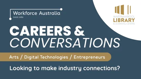 Typography saying careers and conversations